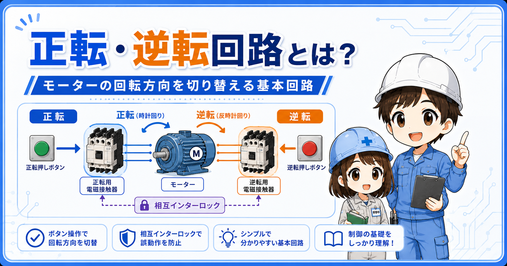 正転・逆転回路の記事イメージ