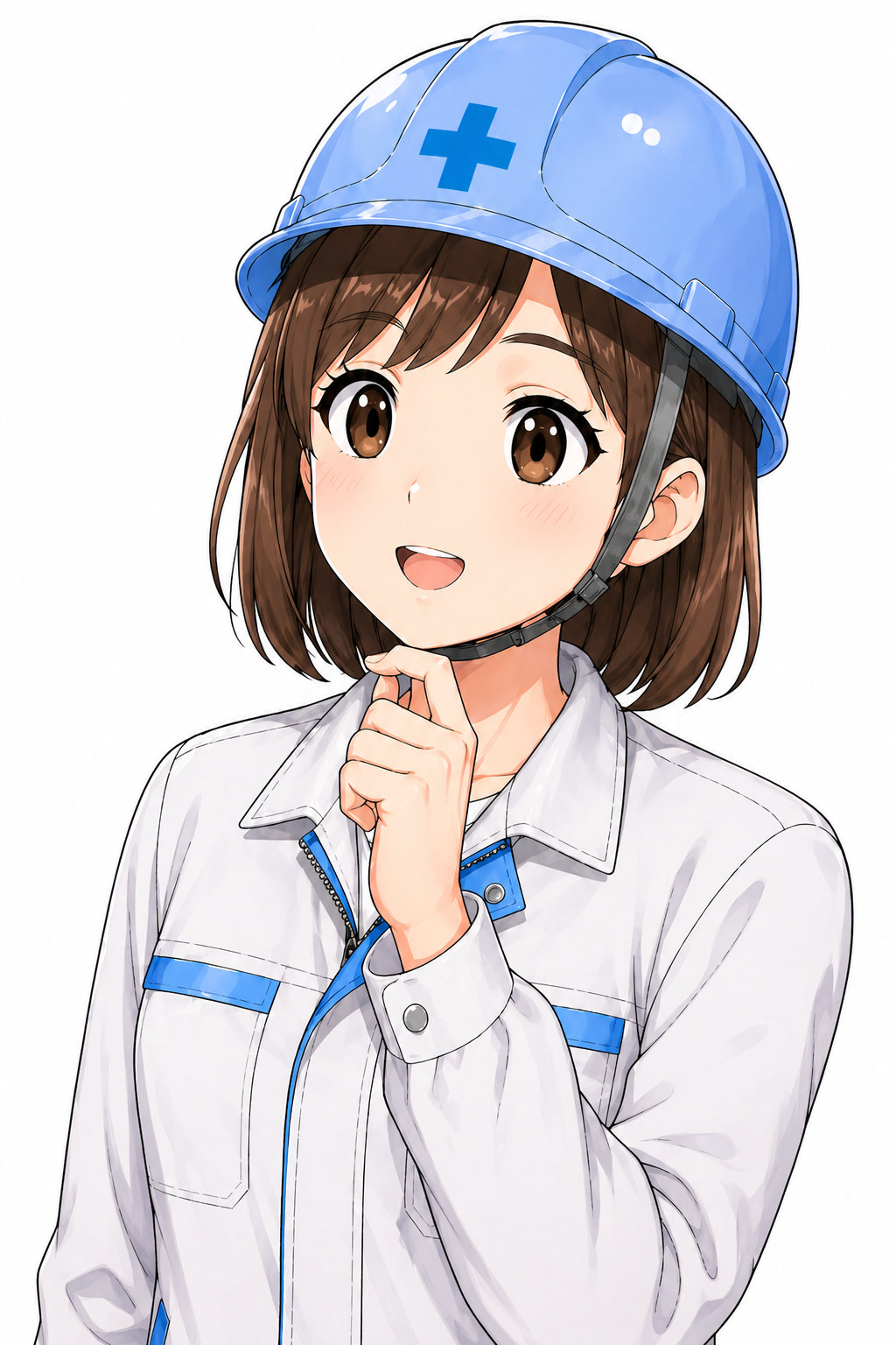 後輩作業者のイラスト