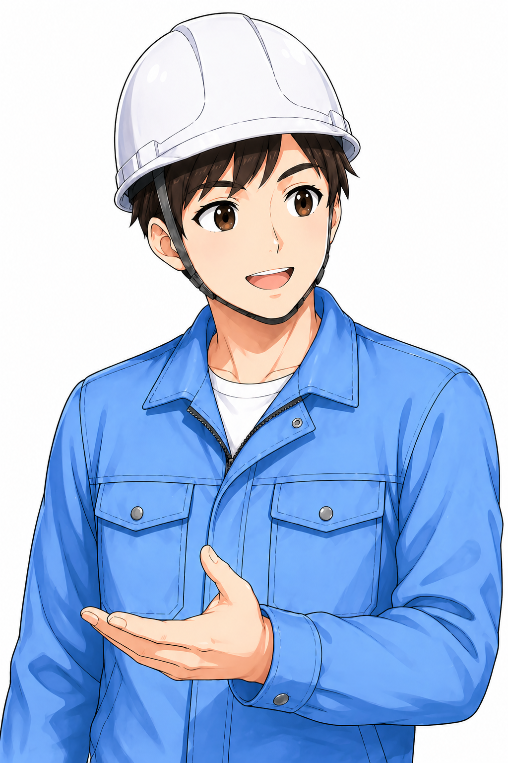 先輩作業者のイラスト