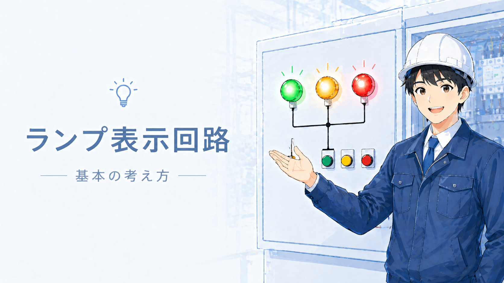 ランプ表示回路の基本を解説する記事イメージ