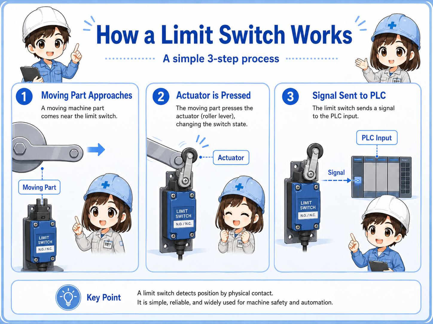 Limit switch basic operation overview
