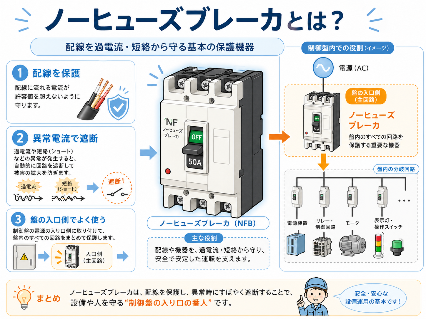 ノーヒューズブレーカの基本を解説する記事イメージ