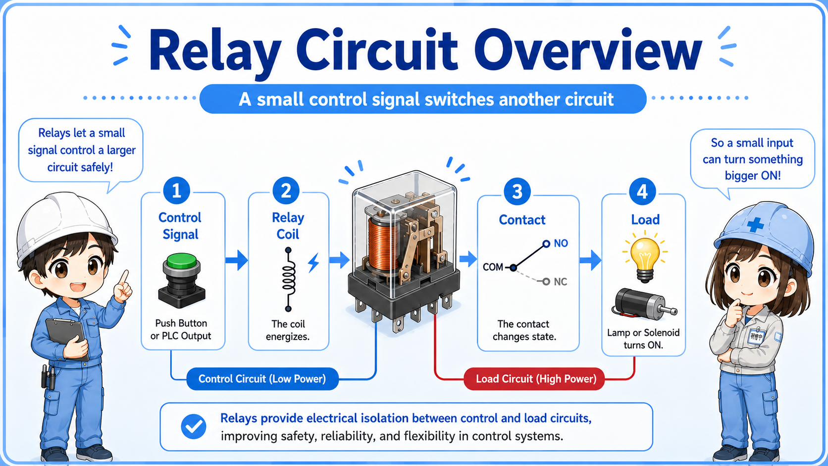 Relay circuit basic concept