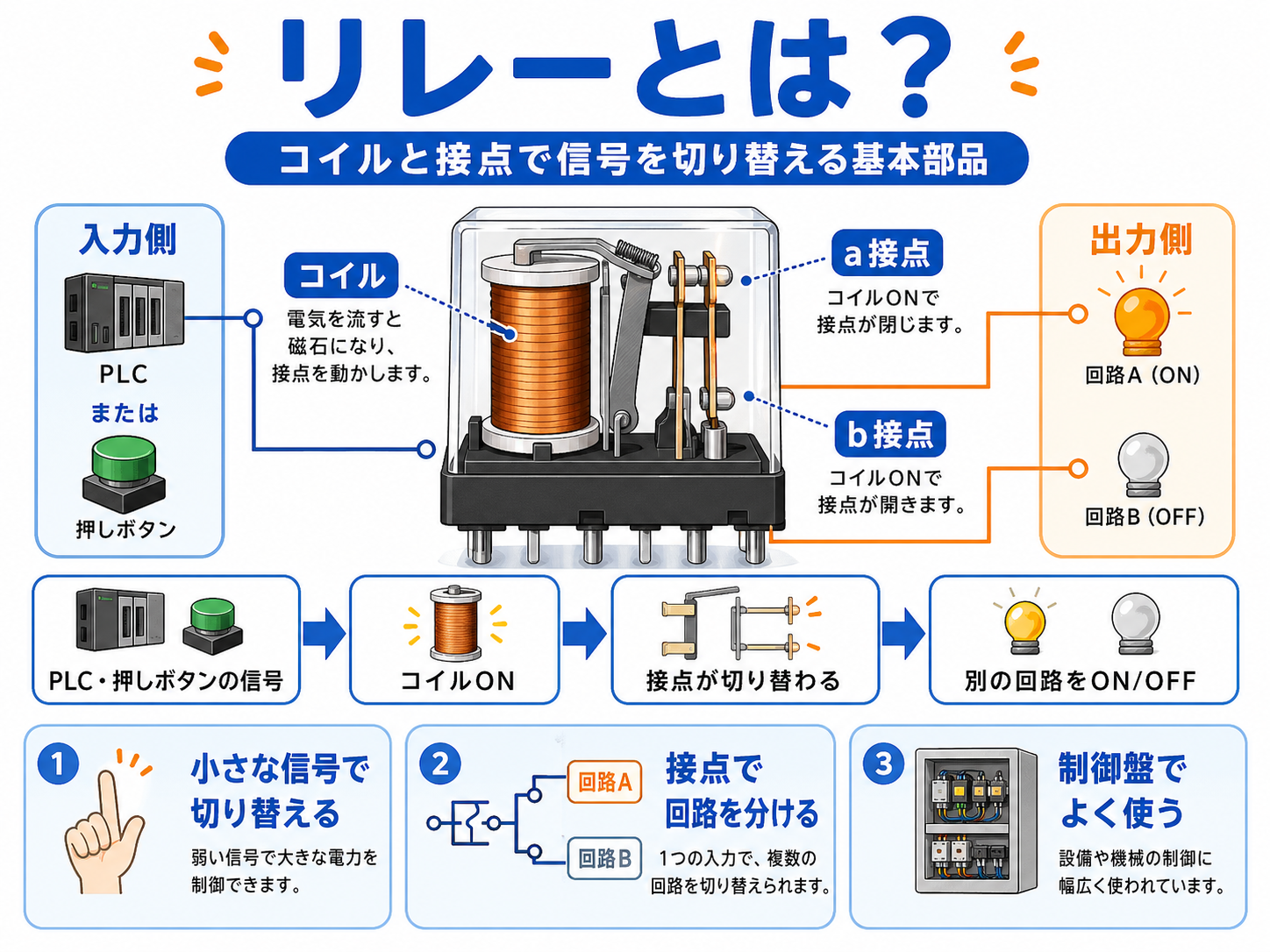 リレーの基本を解説する記事イメージ